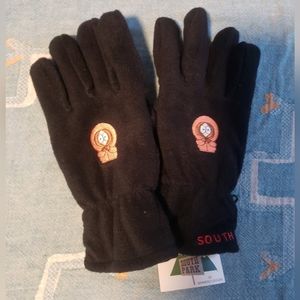 NWT South Park Gloves Black Fleece